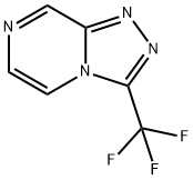 3-三氟甲基-1,2,4-三唑并[4,3-a]吡嗪 结构式