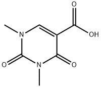 1,3-二甲基-2,4-二氧代-1,2,3,4-四氢嘧啶-5-甲酸 结构式