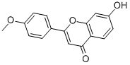 7-HYDROXY-4'-METHOXYFLAVONE 结构式