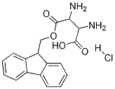 FMOC-L-2,3-二氨基丙酸盐酸盐 结构式