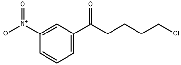 5-CHLORO-1-(3-NITROPHENYL)-1-OXOPENTANE 结构式