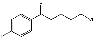 5-CHLORO-1-(4-IODOPHENYL)-1-OXOPENTANE 结构式