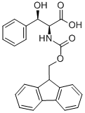 FMOC-苏式-Β-苯基丝氨酸 结构式