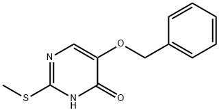 5-(Benzyloxy)-2-(Methylthio)-4-pyriMidinol 结构式