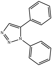 1,5-二苯基-1H-1H-1,2,3-三氮唑 结构式