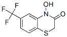 4-Hydroxy-6-trifluoromethyl-2H-1,4-benzothiazin-3(4H)-one 结构式