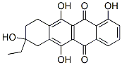 8-Ethyl-7,8,9,10-tetrahydro-1,6,8,11-tetrahydroxy-5,12-naphthacenedione 结构式