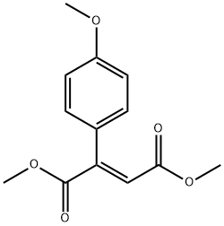 2-(4-甲氧苯基)富马酸二甲酯 结构式