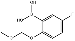 5-FLUORO-2-(METHOXYMETHOXY)PHENYLBORONIC ACID 结构式