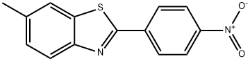 6-Methyl-2-(4-nitrophenyl)benzothiazole 结构式