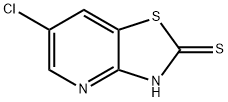 6-CHLORO-2-MERCAPTOTHIAZOLO[4,5-B]PYRIDINE 结构式