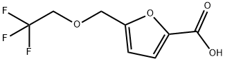5-(2,2,2-三氟乙氧基甲基)-糠酸 结构式