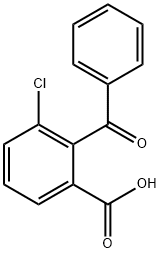 2-Benzoyl-3-chlorobenzoic acid 结构式