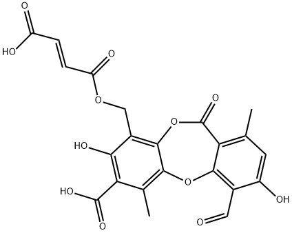 反丁烯原冰岛衣酸酯 结构式