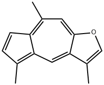 3,5,8-Trimethylazuleno[6,5-b]furan 结构式