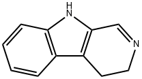 4,9-二氢-3H-吡啶并(3,4-B)吲哚 结构式