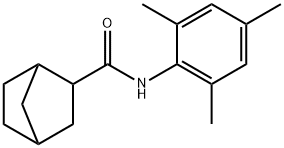 N-(2,4,6-三甲基苯基)-双环[2.2.1]庚烷-2-甲酰胺 结构式