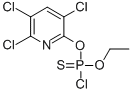 PHOSPHOROCHLORIDOTHIOIC ACID, O-ETHYL O-(3,5,6-TRICHLORO-2-PYRIDINYL) ESTER 结构式