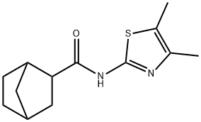 Bicyclo[2.2.1]heptane-2-carboxamide, N-(4,5-dimethyl-2-thiazolyl)- (9CI) 结构式