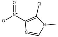 5-氯-1-甲基-4-硝基咪唑 结构式