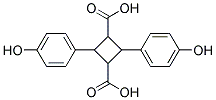 (1A,2A,3B,4B)-2,4-BIS(4-HYDROXYPHENYL)-1,3-CYCLOBUTANEDICARBOXYLIC ACID, 99 结构式