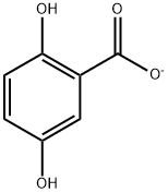 2,5-dihydroxybenzoate 结构式