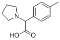 PYRROLIDIN-1-YL-P-TOLYL-ACETIC ACID 结构式