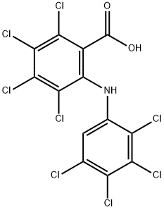Anthranilic  acid,  3,4,5,6-tetrachloro-N-(2,3,4,5-tetrachlorophenyl)-  (7CI,8CI) 结构式