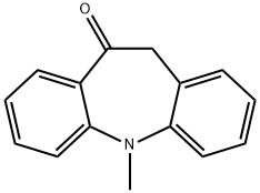 5,11-dihydro-5-methyl-10H-dibenz[b,f]azepin-10-one 结构式