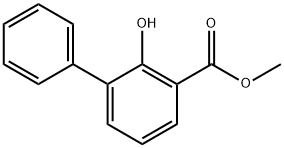 methyl 2-hydroxy-3-phenyl-benzoate 结构式