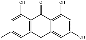 大黄素蒽酮 结构式