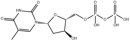 2'-脱氧胸苷-5'-二磷酸(DTDP) 结构式