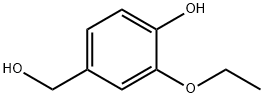 3-乙氧基-4-羟基苯甲醇 结构式