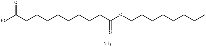 辛基癸二酸酯铵盐 结构式