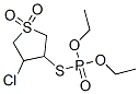 3-(Diethoxyphosphinylthio)-4-chlorothiolane 1,1-dioxide 结构式