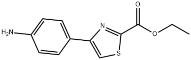 4-(4-氨基苯基)噻唑-2-甲酸乙酯 结构式