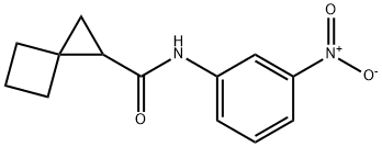 Spiro[2.3]hexane-1-carboxamide, N-(3-nitrophenyl)- (9CI) 结构式