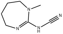 Cyanamide, (4,5,6,7-tetrahydro-1-methyl-1H-1,3-diazepin-2-yl)- (9CI) 结构式