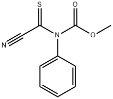 Carbanilic  acid,  N-(cyanothioformyl)-,  methyl  ester  (7CI,8CI) 结构式