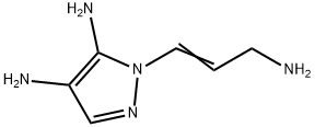 1H-Pyrazole-4,5-diamine,  1-(3-amino-1-propenyl)-  (9CI) 结构式