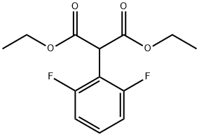 2,6-二氟苯基丙二酸二乙酯 结构式