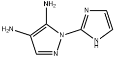 1H-Pyrazole-4,5-diamine,  1-(1H-imidazol-2-yl)- 结构式