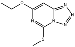 Tetrazolo[1,5-c]pyrimidine, 7-ethoxy-5-(methylthio)- (9CI) 结构式