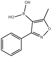 5-甲基-3-苯基-4-异恶唑硼酸 结构式