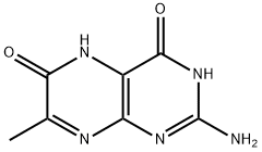 2-amino-1,5-dihydro-7-methylpteridine-4,6-dione 结构式