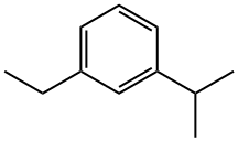 1-乙基-3-异丙基苯 结构式