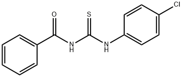 N-[(4-Chlorophenylamino)(thiocarbonyl)]benzamide 结构式