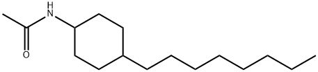 N-ACETYL-4-N-OCTYLCYCLOHEXYLAMINE 结构式