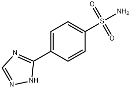 4-(1H-1,2,4-Triazol-3-yl)benzenesulfonamide 结构式