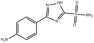 5-(4-Aminophenyl)-1H-1,2,4-triazole-3-sulfonamide 结构式